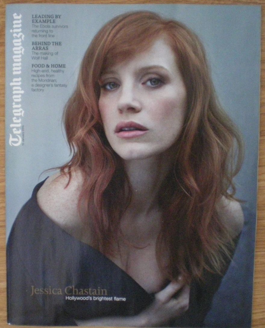 DAILY TELEGRAPH MAGAZINE magazine side cover 10 January 2015