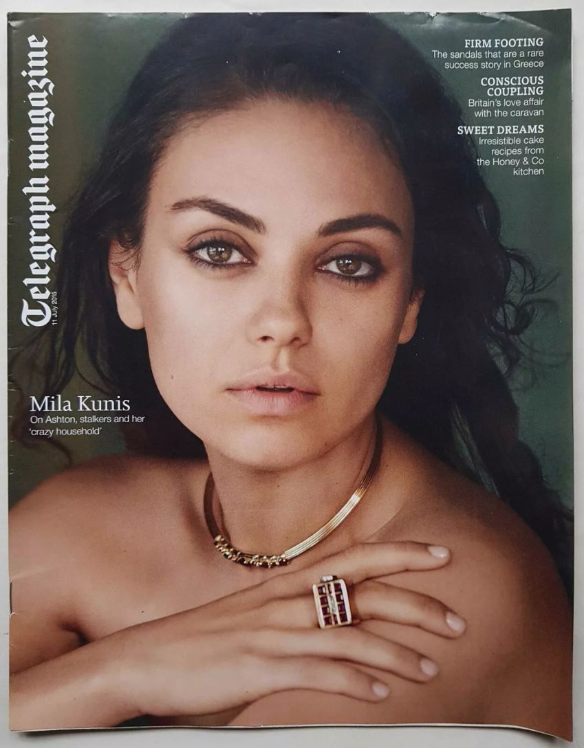 DAILY TELEGRAPH MAGAZINE magazine side cover 11 July 2015