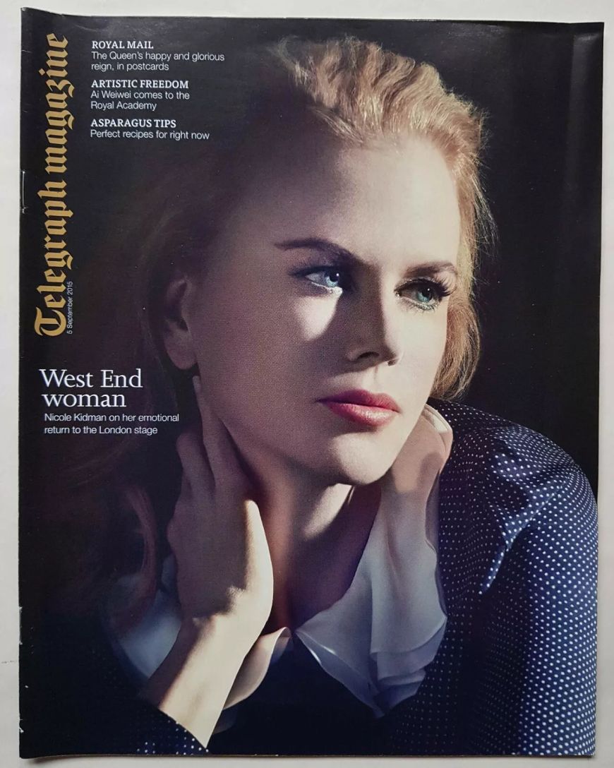 DAILY TELEGRAPH MAGAZINE magazine side cover 5 September 2015