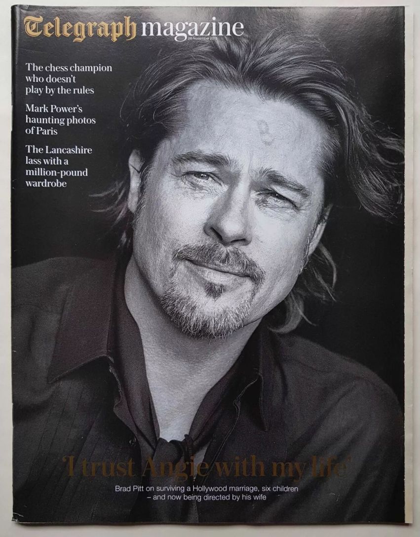 DAILY TELEGRAPH MAGAZINE magazine side cover 28 November 2015