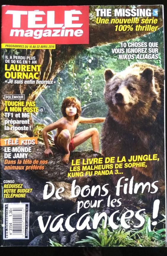 TELE MAGAZINE magazine side cover 16 April 2016