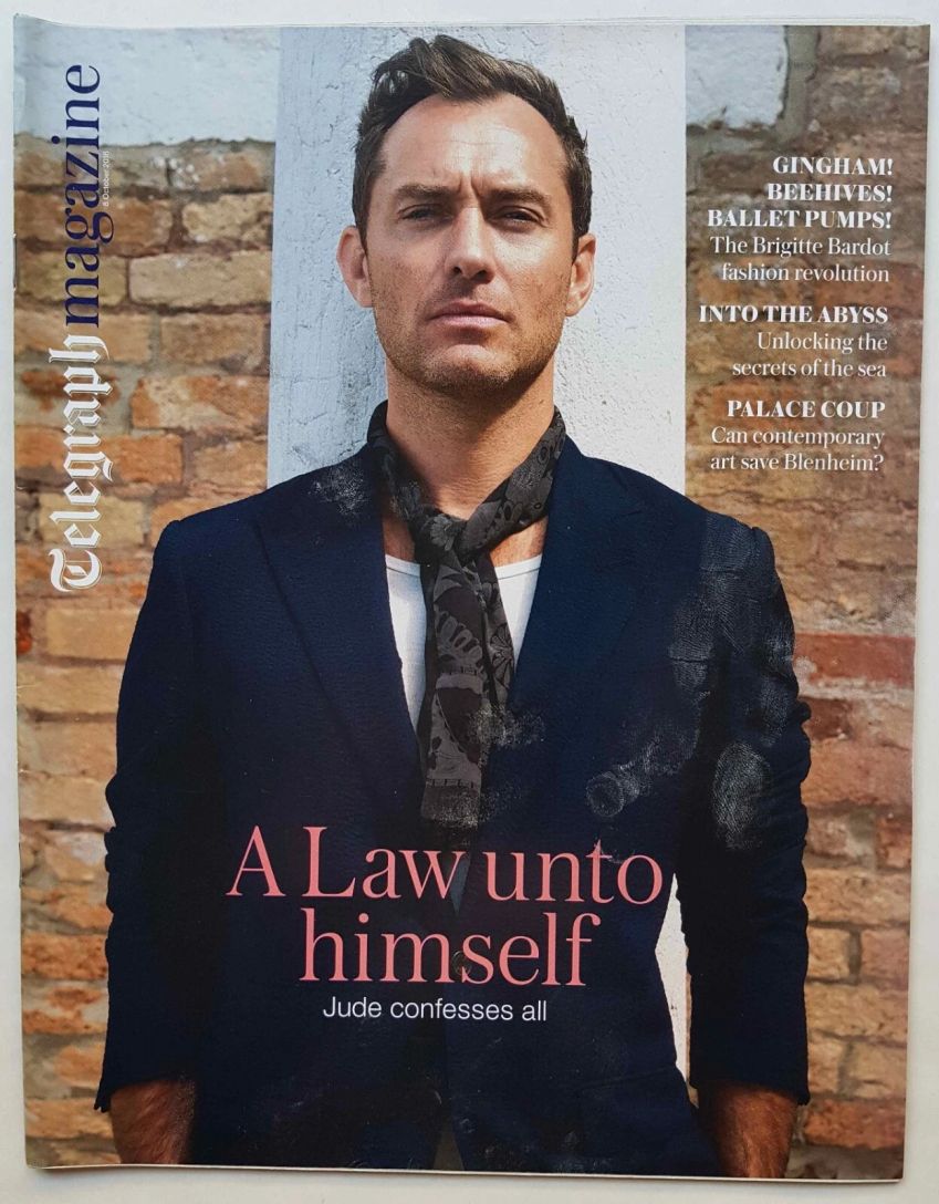 DAILY TELEGRAPH MAGAZINE magazine side cover 8 October 2016