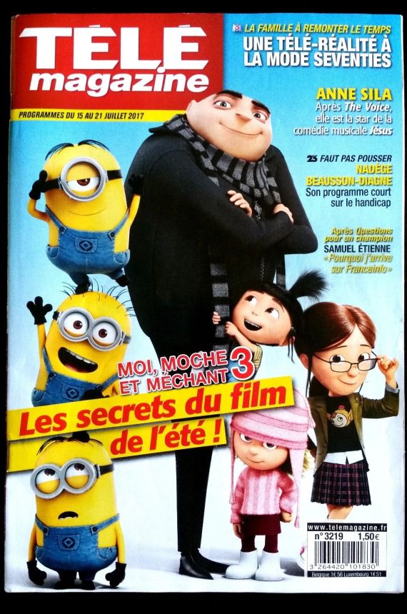 TELE MAGAZINE magazine side cover 15 July 2017