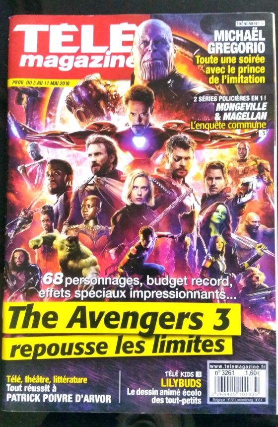 TELE MAGAZINE magazine side cover 5 May 2018