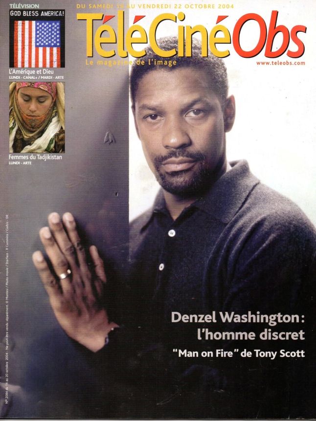 TELE CINE OBS magazine side cover 15 October 2004