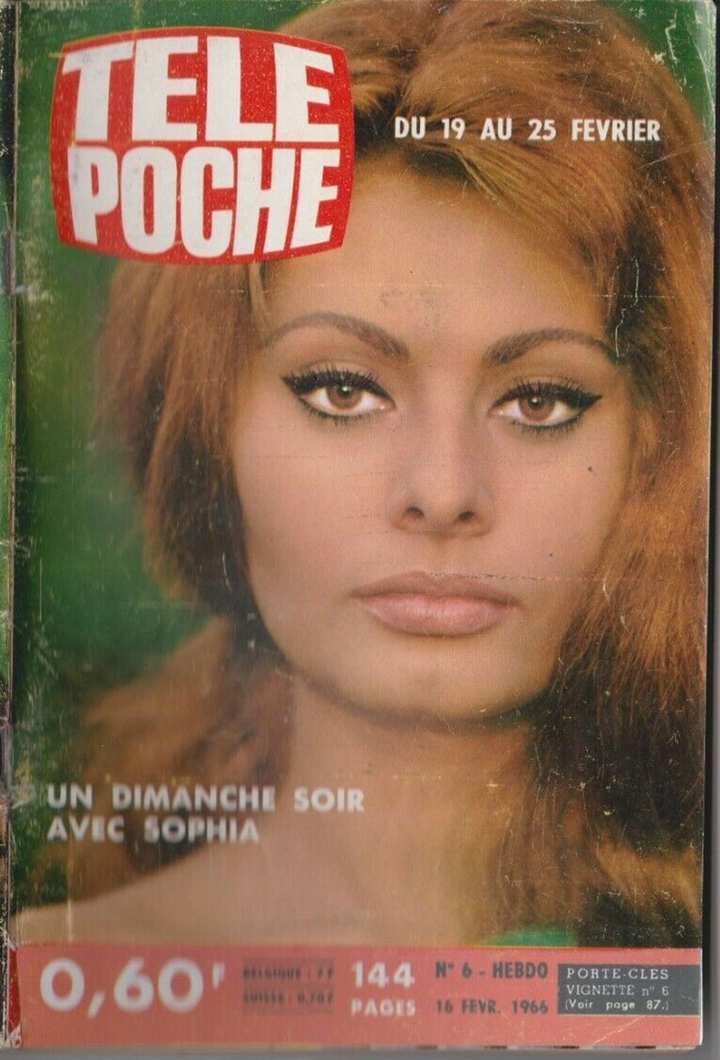 TELEPOCHE magazine side cover Issue 6 16 February 1966