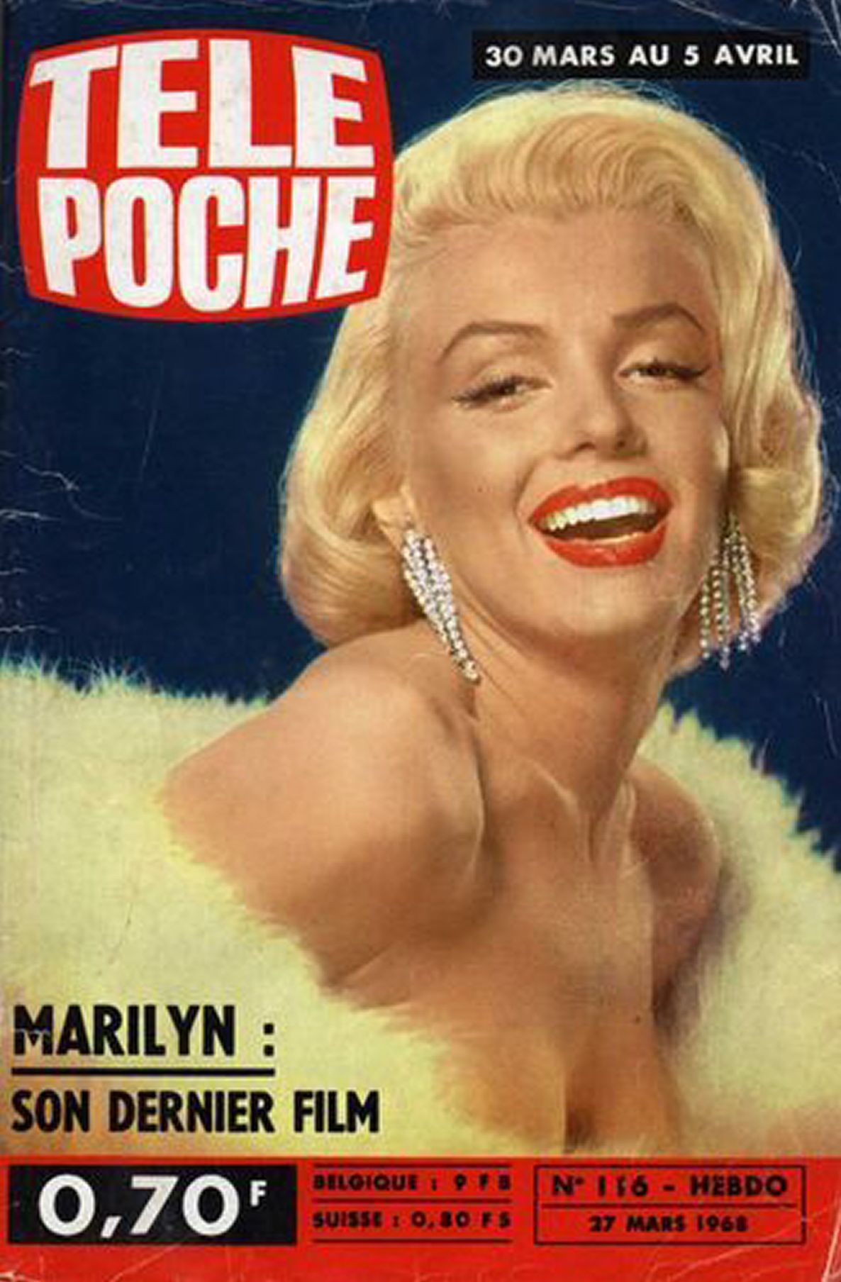 TELEPOCHE magazine side cover Issue 116 30 March 1968