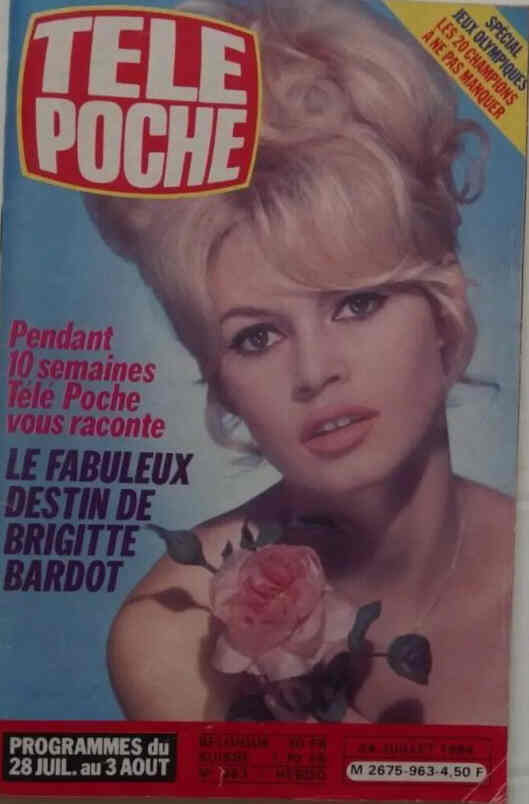 TELEPOCHE magazine side cover Issue 963 28 July 1984