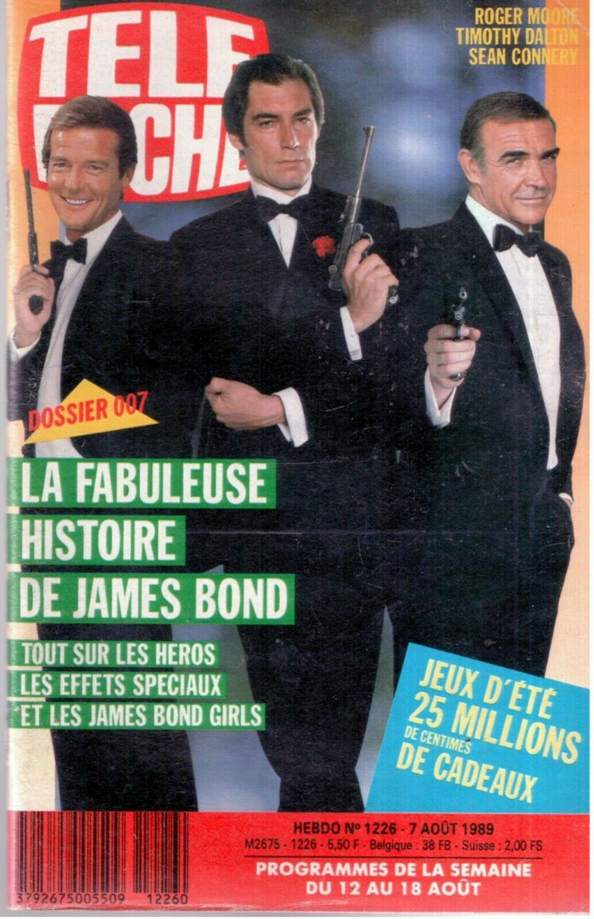 TELEPOCHE magazine side cover Issue 1226 7 August 1989