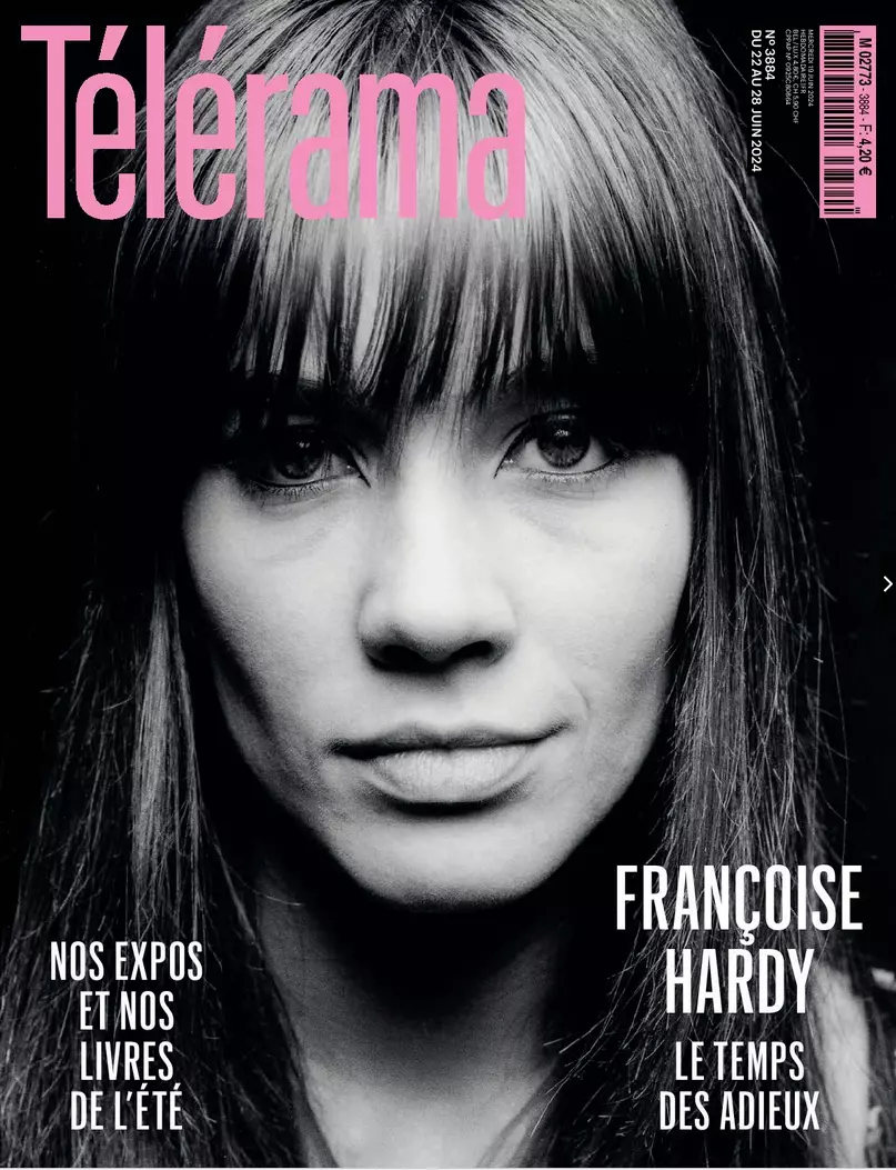 RADIO CINEMA TELEVISION/TELERAMA magazine side cover Issue 3864 22 June 2024