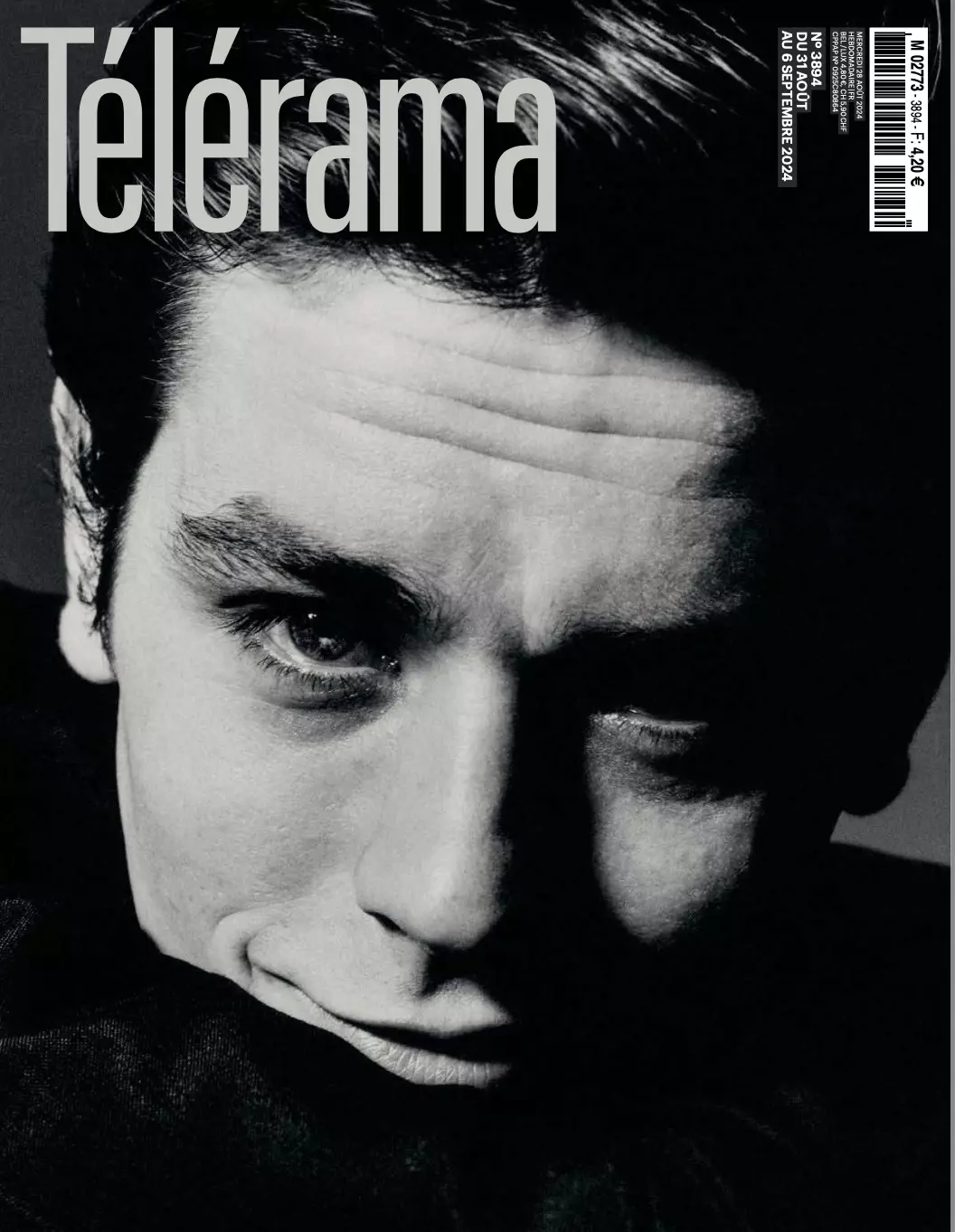 RADIO CINEMA TELEVISION/TELERAMA magazine side cover Issue 3894 31 August 2024