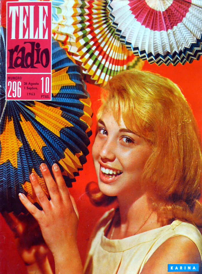 TELE RADIO magazine side cover Issue 296 26 August 1963