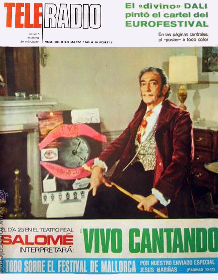 TELE RADIO magazine side cover Issue 584 3 March 1969