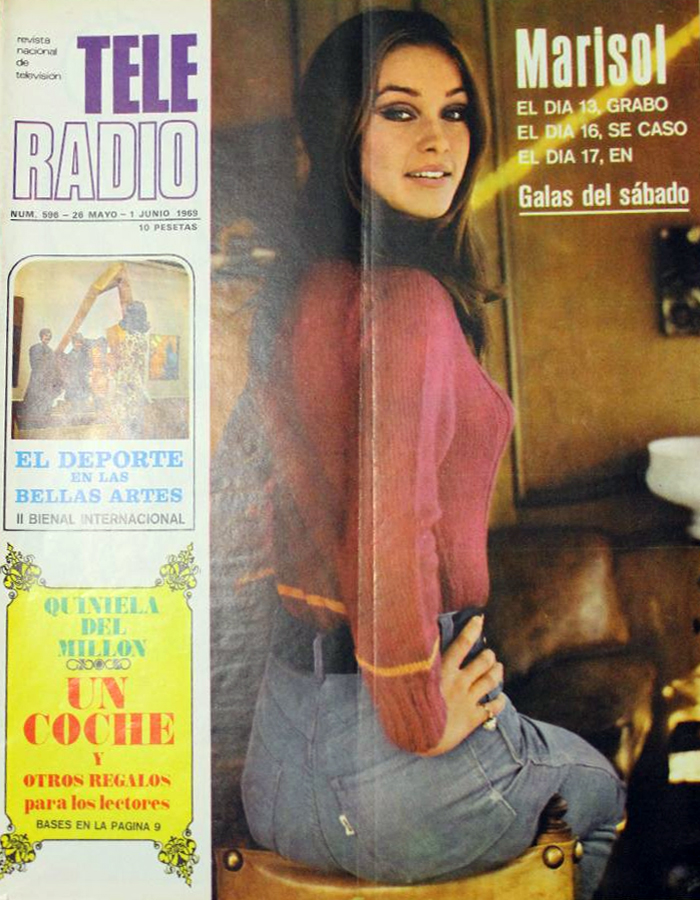 TELE RADIO magazine side cover Issue 596 26 May 1969