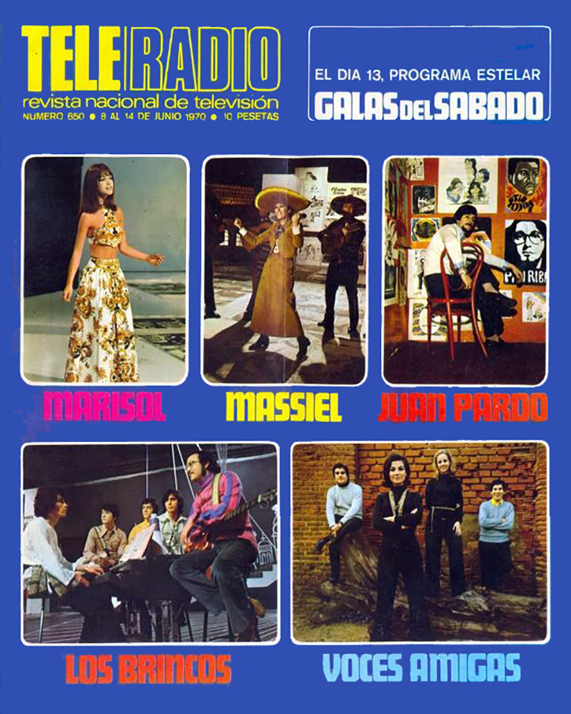 TELE RADIO magazine side cover Issue 650 8 June 1970
