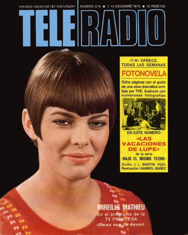 TELE RADIO magazine side cover Issue 676 7 December 1970