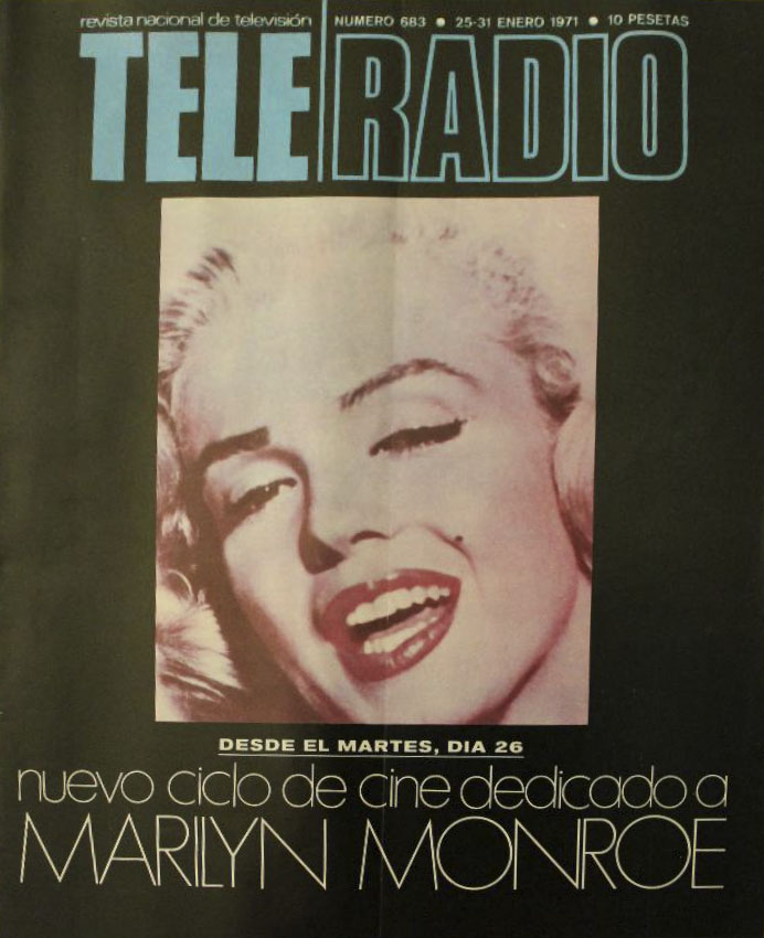TELE RADIO magazine side cover Issue 683 25 January 1971