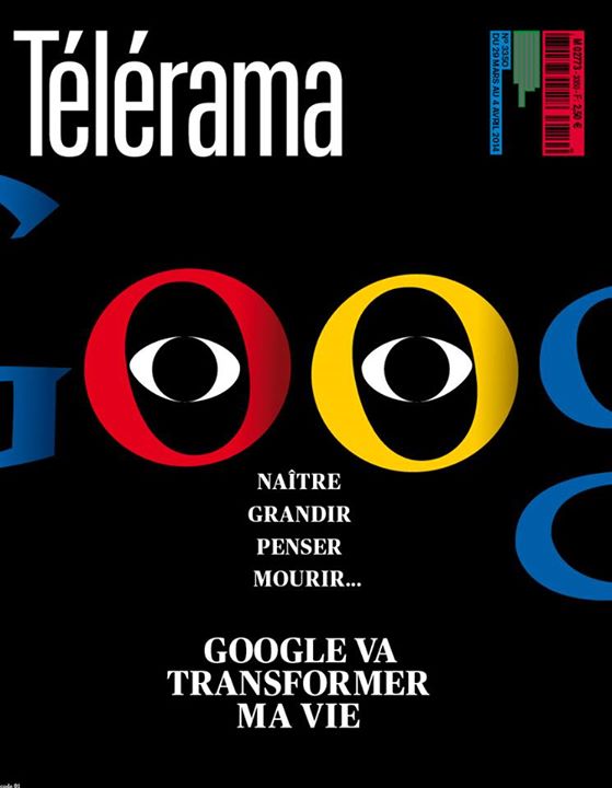 RADIO CINEMA TELEVISION/TELERAMA magazine side cover Issue 3350 29 March 2014