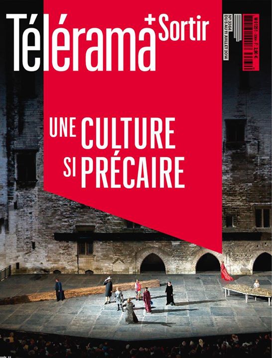 RADIO CINEMA TELEVISION/TELERAMA magazine side cover Issue 3364 5 July 2014