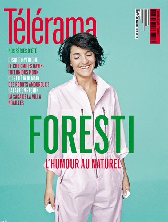 RADIO CINEMA TELEVISION/TELERAMA magazine side cover Issue 3365 12 July 2014