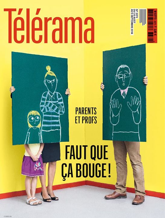 RADIO CINEMA TELEVISION/TELERAMA magazine side cover Issue 3372 30 August 2014