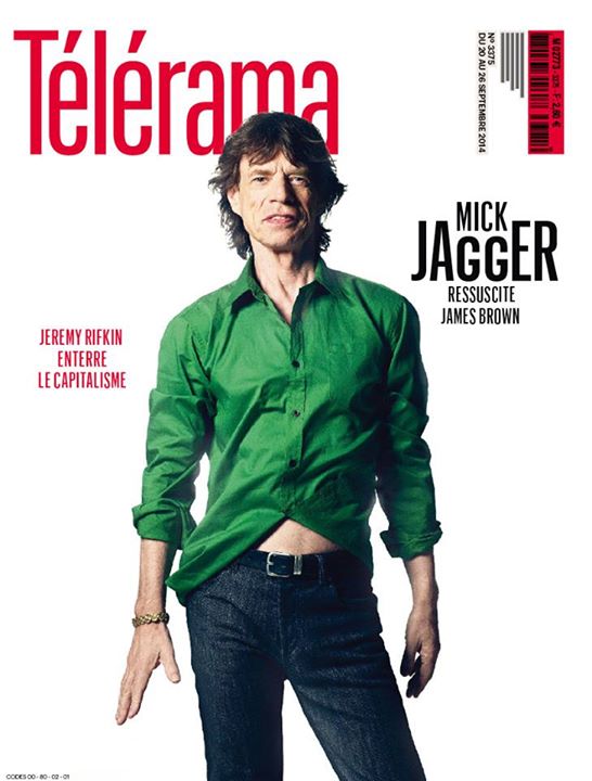 RADIO CINEMA TELEVISION/TELERAMA magazine side cover Issue 3375 20 September 2014