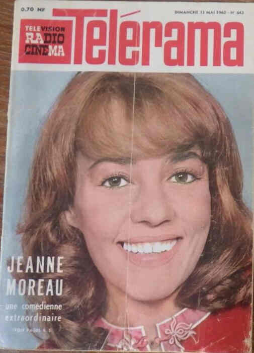 RADIO CINEMA TELEVISION/TELERAMA magazine side cover Issue 643 13 May 1962