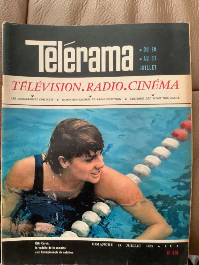 RADIO CINEMA TELEVISION/TELERAMA magazine side cover Issue 810 25 July 1965
