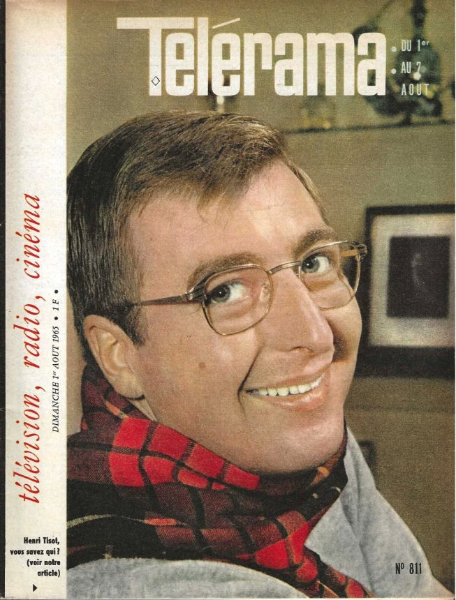 RADIO CINEMA TELEVISION/TELERAMA magazine side cover Issue 811 7 August 1965