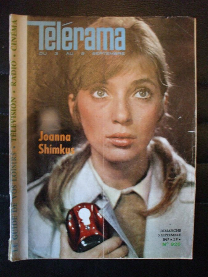 RADIO CINEMA TELEVISION/TELERAMA magazine side cover Issue 920 3 September 1967