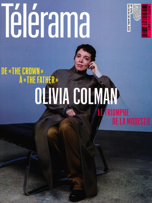 RADIO CINEMA TELEVISION/TELERAMA magazine side cover Issue 3719 24 April 2021