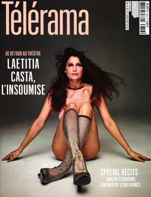 RADIO CINEMA TELEVISION/TELERAMA magazine side cover Issue 3756 8 January 2022