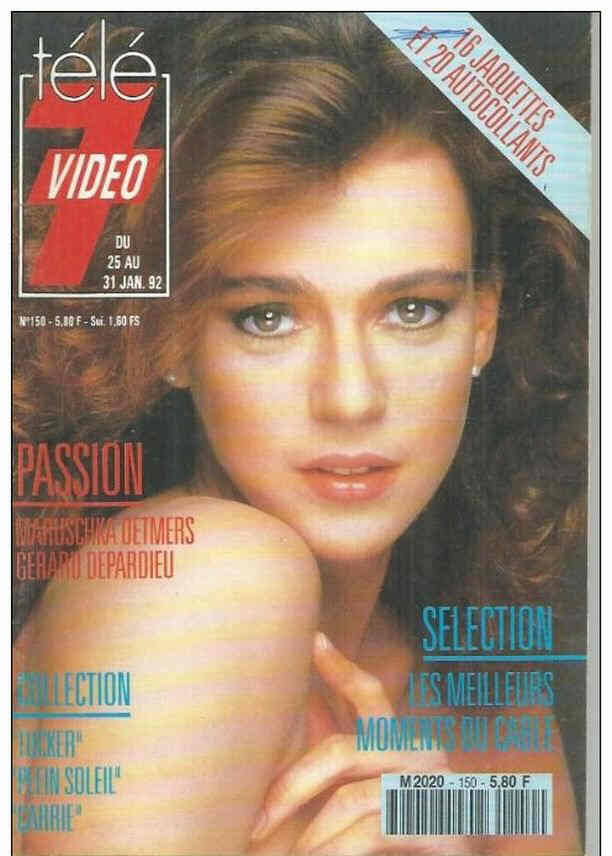 TELE 7 VIDEO magazine side cover Issue 150 25 January 1992