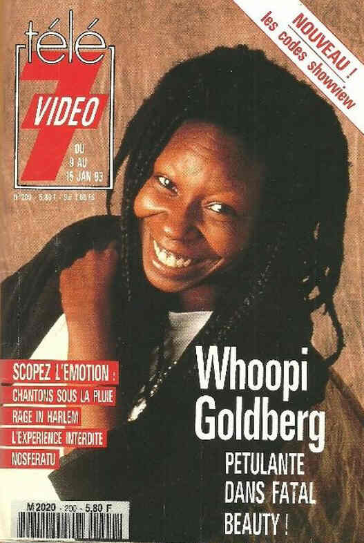 TELE 7 VIDEO magazine side cover Issue 200 9 January 1993