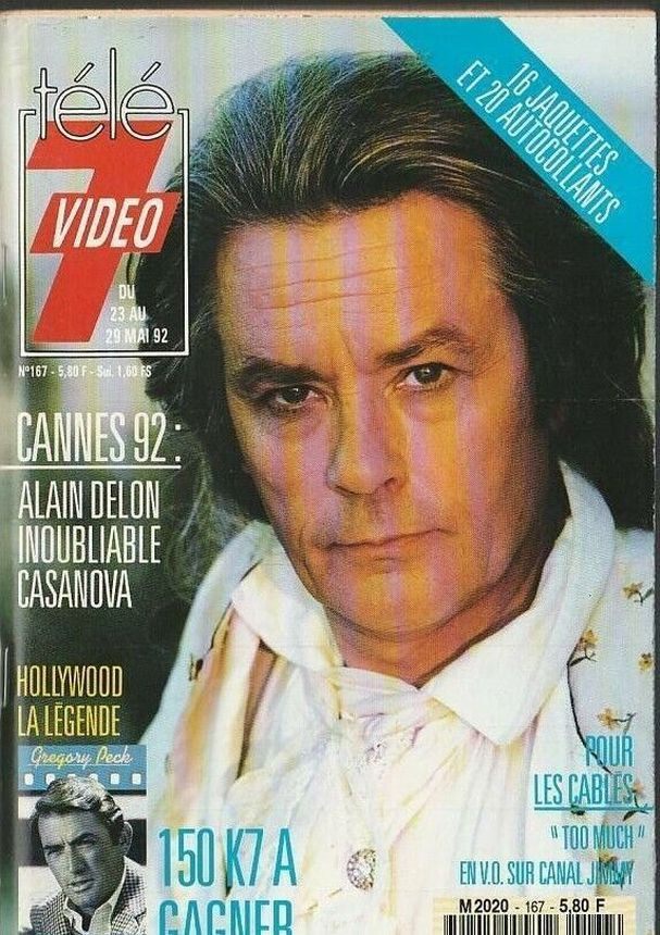 TELE 7 VIDEO magazine side cover Issue 167 23 May 1992