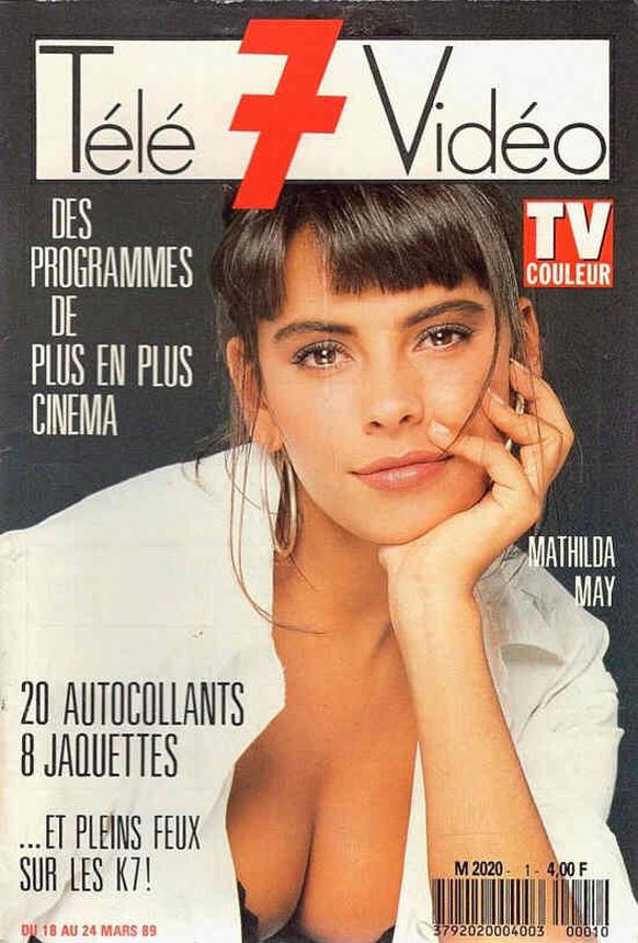 TELE 7 VIDEO magazine side cover Issue 1 18 March 1989