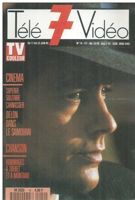 TELE 7 VIDEO magazine side cover Issue 14 17 June 1989