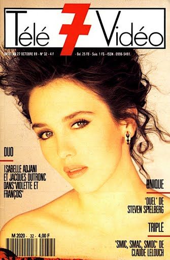 TELE 7 VIDEO magazine side cover Issue 32 21 October 1989