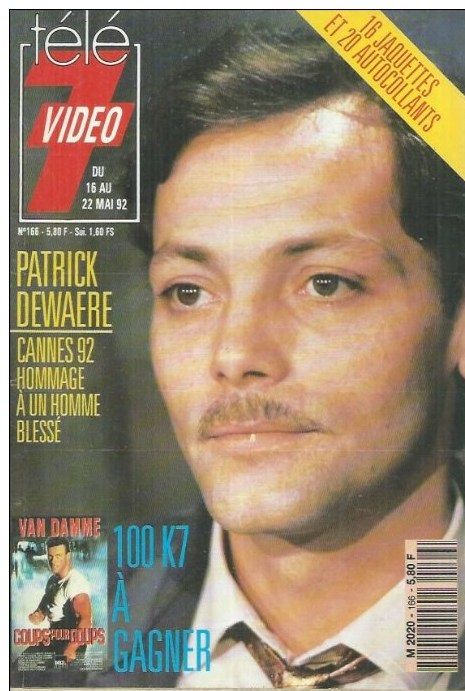 TELE 7 VIDEO magazine side cover Issue 166 22 May 1992