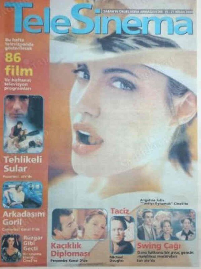 TELESINEMA magazine side cover  April 2000