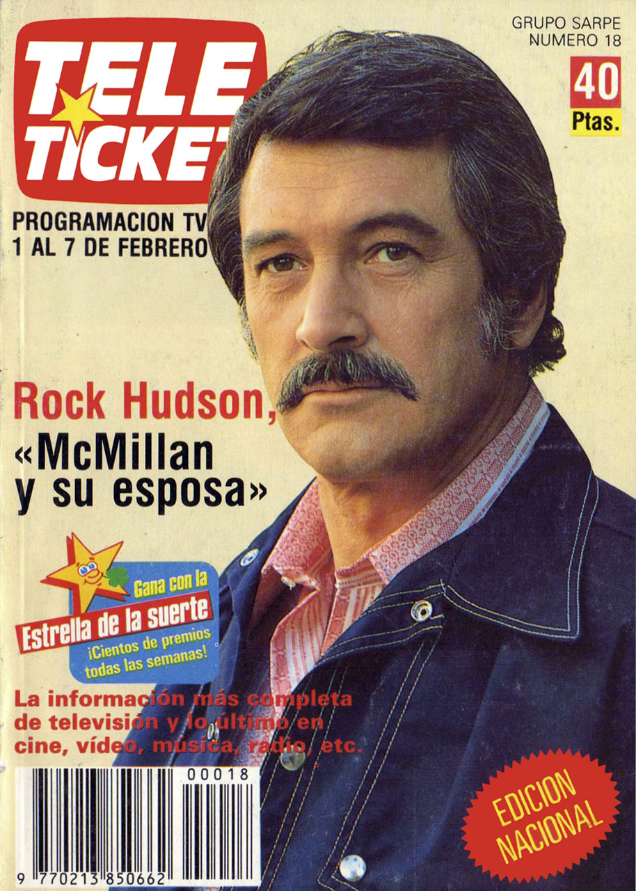 TELE TICKET magazine side cover Issue 18 1 February 1988