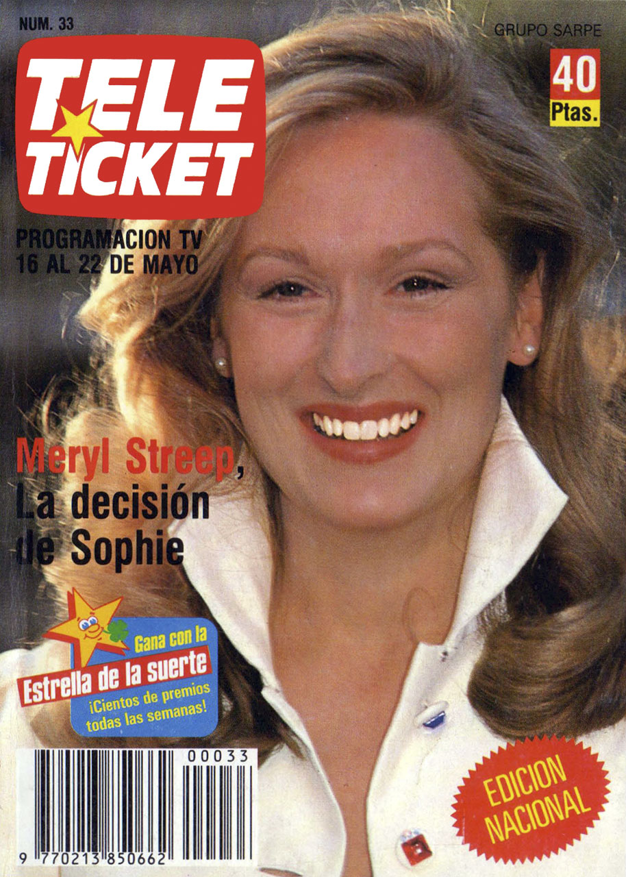 TELE TICKET magazine side cover Issue 33 16 May 1988