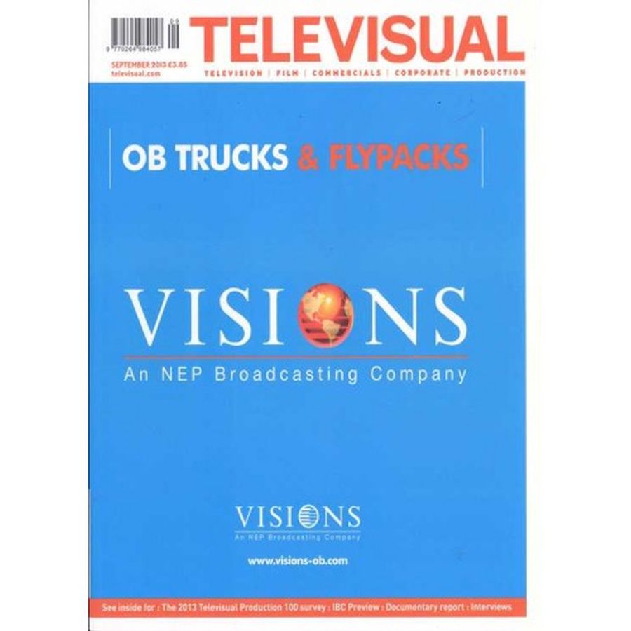 TELEVISUAL magazine side cover September 2003