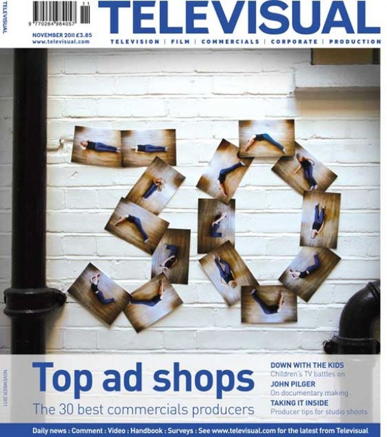 TELEVISUAL magazine side cover November 2011
