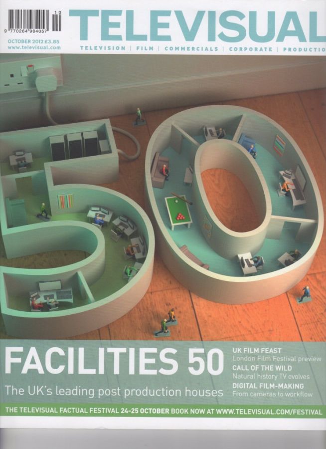 TELEVISUAL magazine side cover October 2012