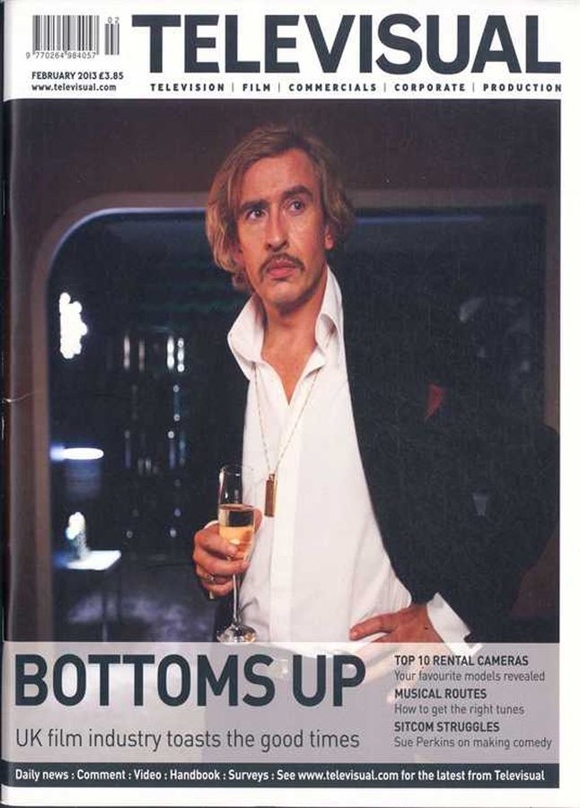 TELEVISUAL magazine side cover February 2013