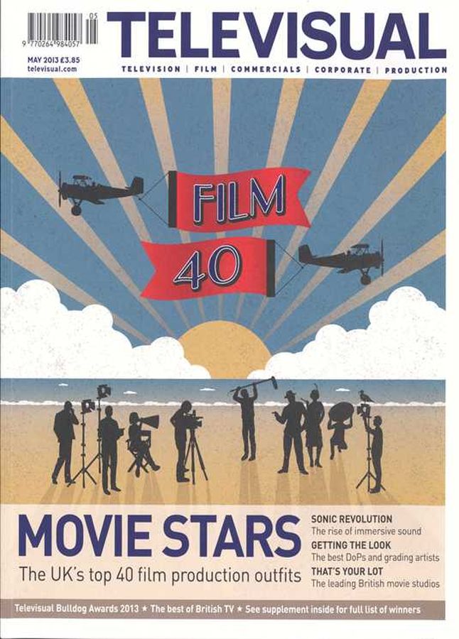 TELEVISUAL magazine side cover May 2013