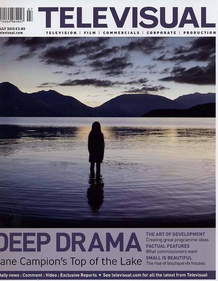 TELEVISUAL magazine side cover July 2013