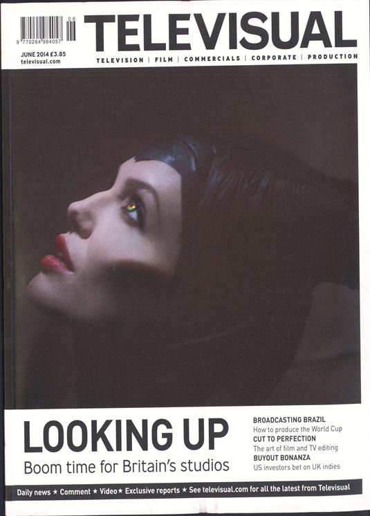 TELEVISUAL magazine side cover June 2014