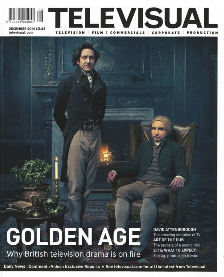 TELEVISUAL magazine side cover  December 2014